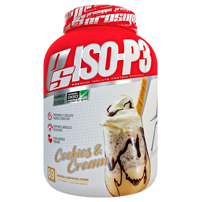 海德力PROSUPPS 分离乳清蛋白粉5磅瘦人增重健身粉 奶油曲奇味