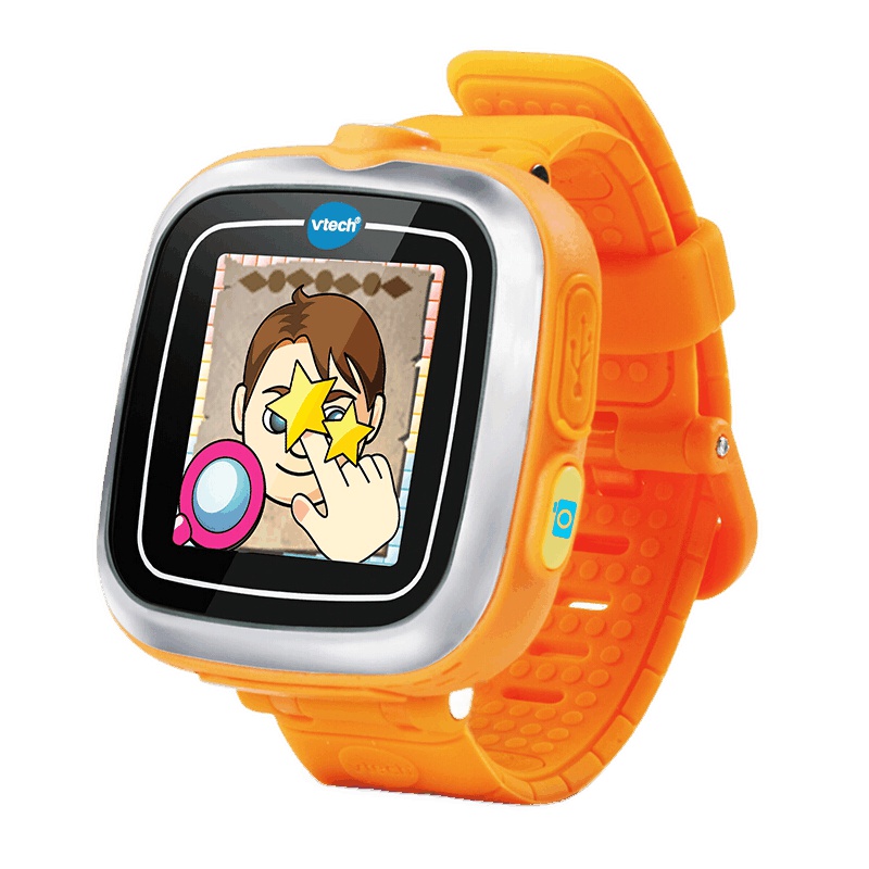 伟易达(Vtech) KIDIZOOM手表-加菲橙 拍照录像录音游戏儿童手表 80-115768