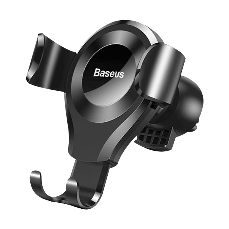 倍思(Baseus)车载手机载架 吸盘式金属重力车载手机架中控仪表台通用多功能万能车上支撑导航黑+黑升级款