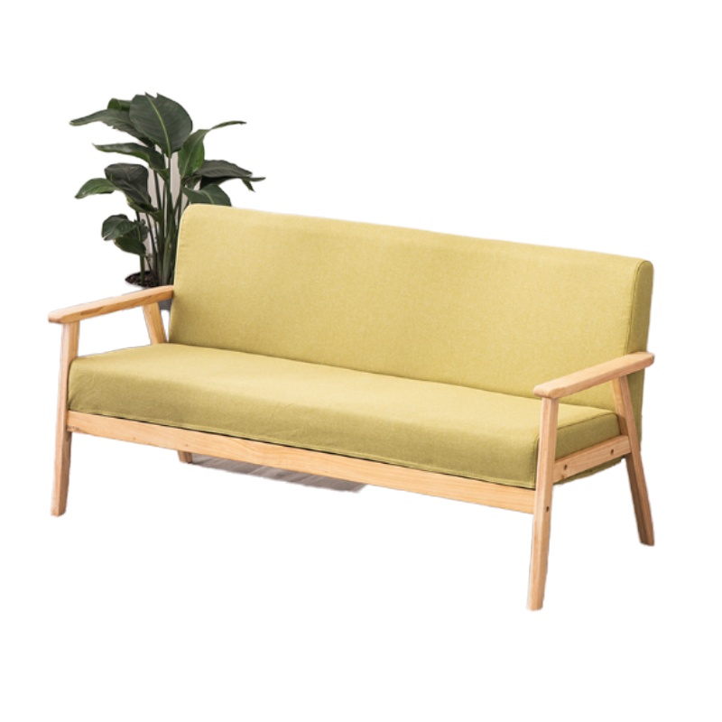 现代简约休闲布艺沙发三人位