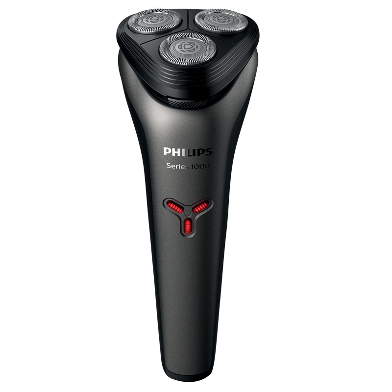 飞利浦(Philips)电动剃须刀 S1203/02旋转式三刀头充电式男士刮胡刀 快速干净剃须全身水洗 15分钟闪充