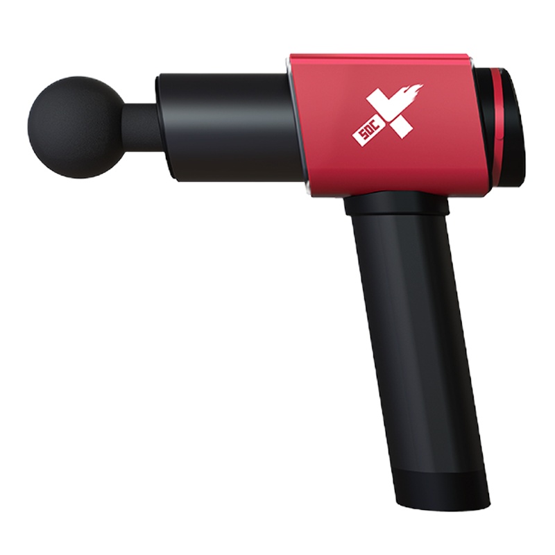 苏宁极物麦瑞克街舞同款筋膜枪肌肉放松器静音筋膜枪电动健身按摩锤时尚红