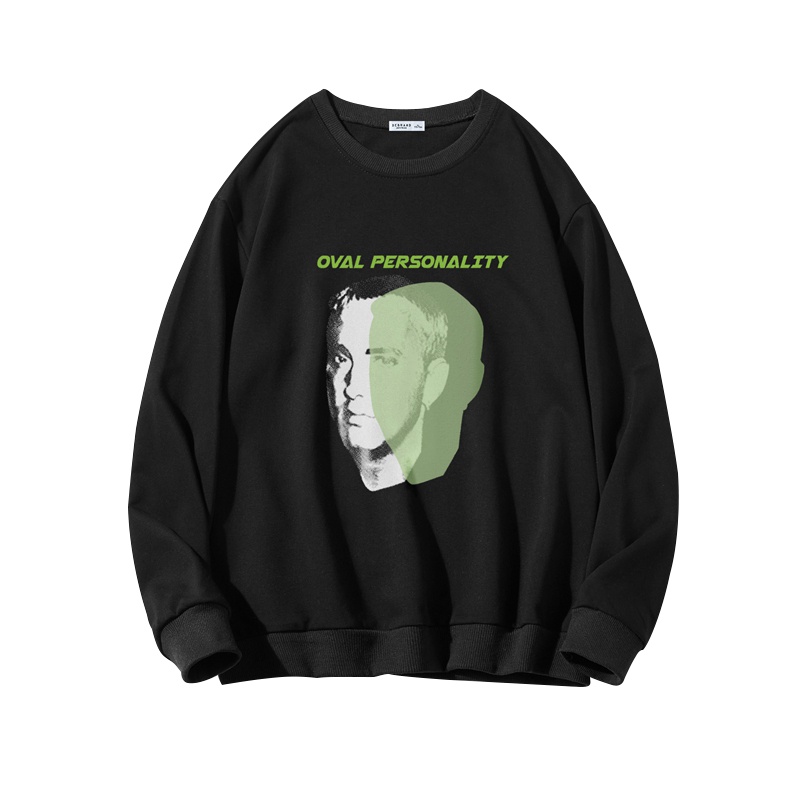 DEBRAND春季卫衣男士圆领ins潮牌港风宽松2022新款上衣服长袖外套