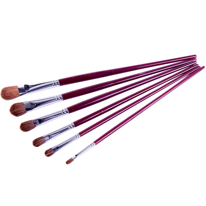 蒙玛特MontMarte水粉笔套装马毛油画笔水彩画笔套装美术成人排笔手绘刷笔