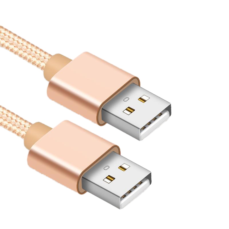 双头usb数据线2.0双usb公对公两头移动硬盘3米连接线笔记本散热器 1.5米