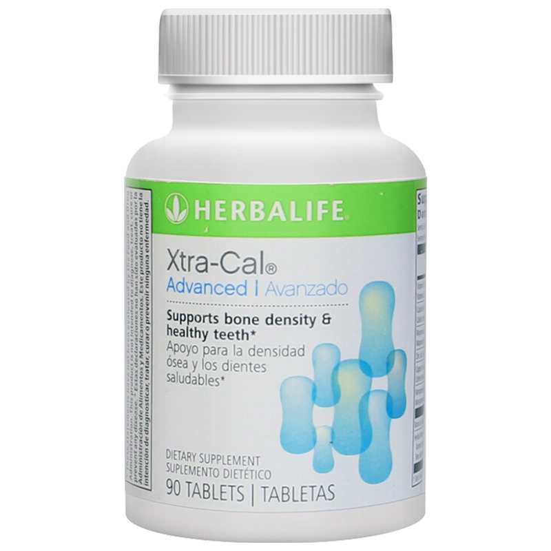 康宝莱(herbalife) VD片钙片 复合钙片+D 90片/瓶装 美国进口钙镁D片 膳食营养补充剂 预售1周后发