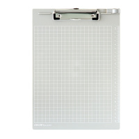 得力 板夹A4文件夹垫板 写字板 夹菜单夹子 纸夹板 车间办公文具用品 适用A4纸 深蓝 9240