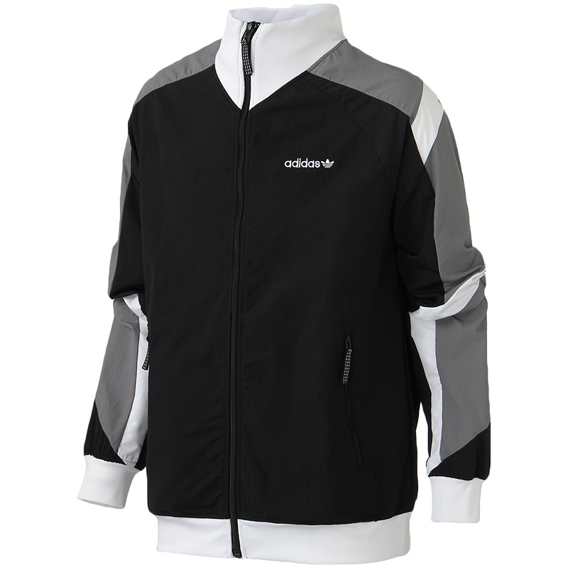 adidas阿迪达斯三叶草男运动休闲夹克DH5201 L DH5201黑