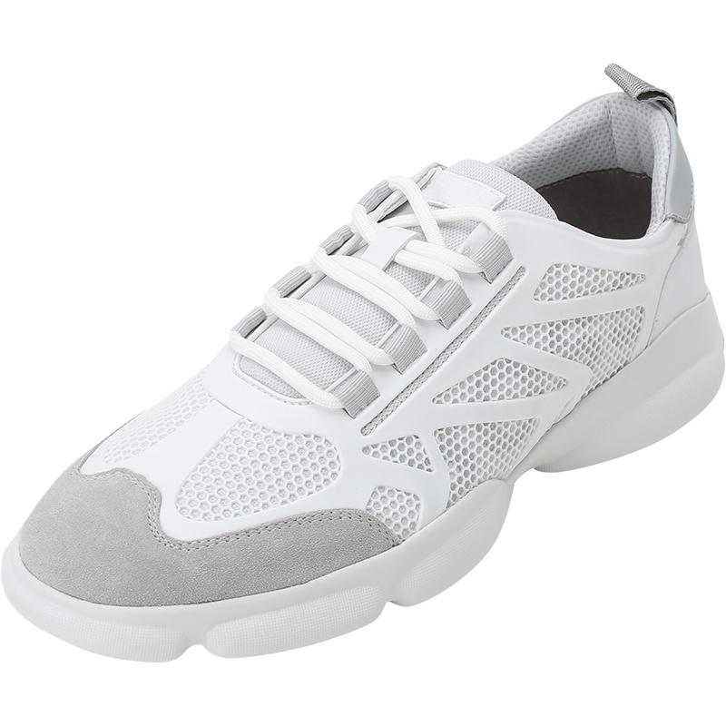 HUGO BOSS 雨果博斯 男士 织物等多种材质拼接系带休闲运动鞋 50452037