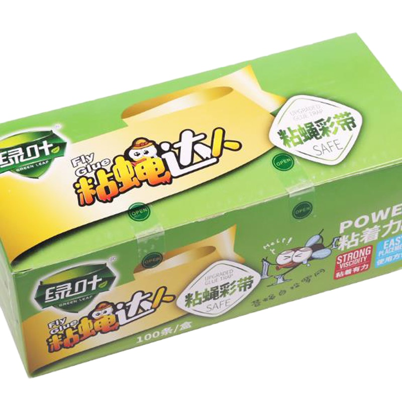 苍蝇粘绳彩带/补蝇胶带 100条/盒 （1盒）