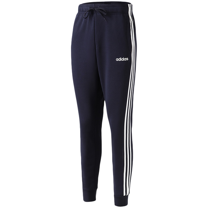 adidas男服运动长裤小脚收口针织运动休闲运动服DU0478 L DU0478蓝色