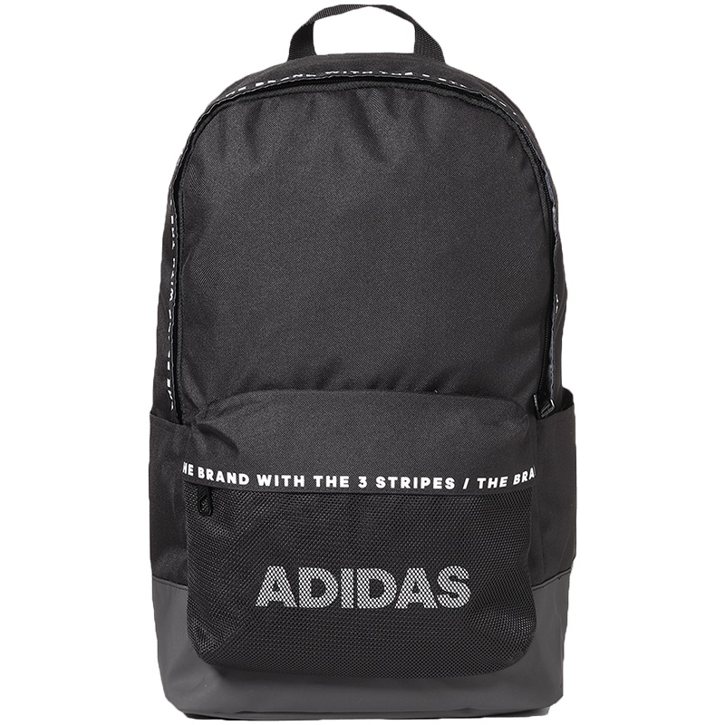 adidas女包双肩包训练书包休闲运动配件DM2887 DM2887黑+白