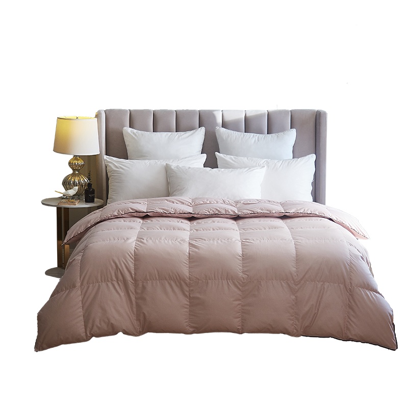 恒源祥家纺 鸭绒被豆沙色