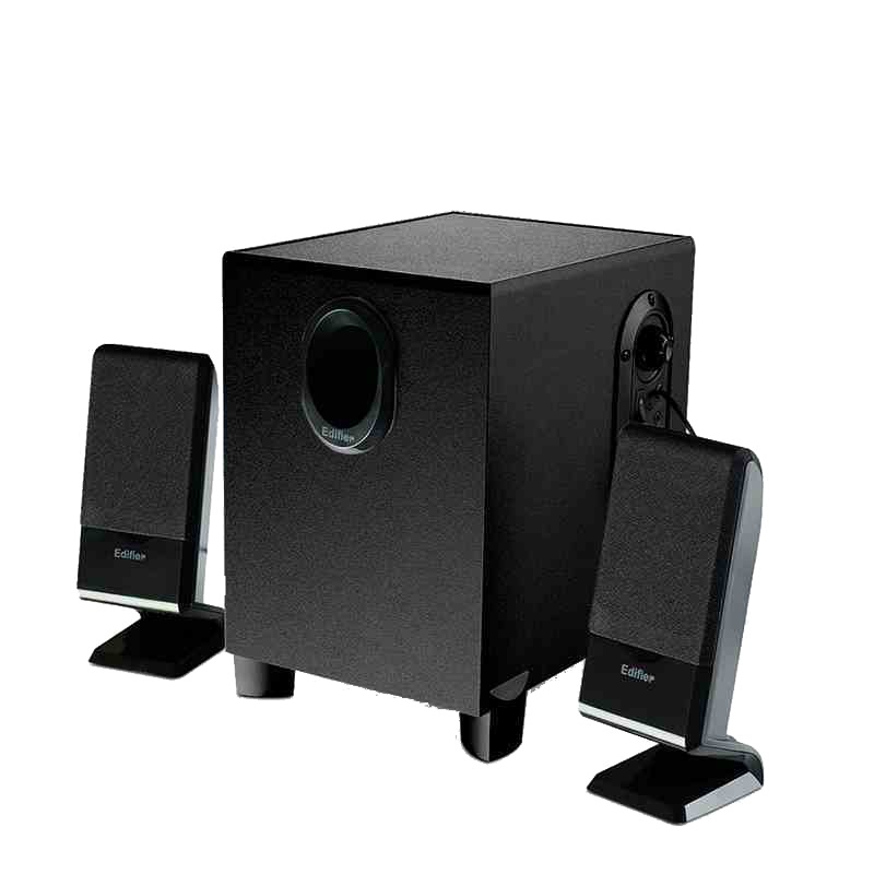 Edifier/漫步者 R101V 笔记本音箱家用台式2.1声道迷你小音响重低音炮 黑色