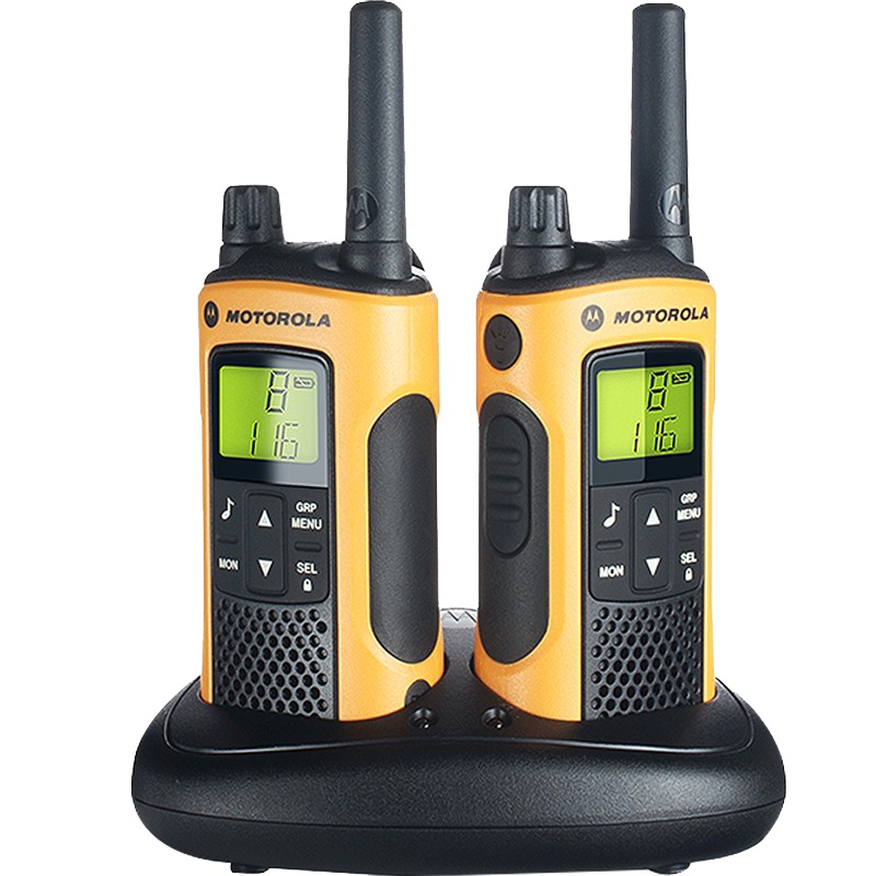 摩托罗拉 T80EX 免执照对讲机 户外定制奢华款 防水设计 [两只装]泳池派对 海滩旅游