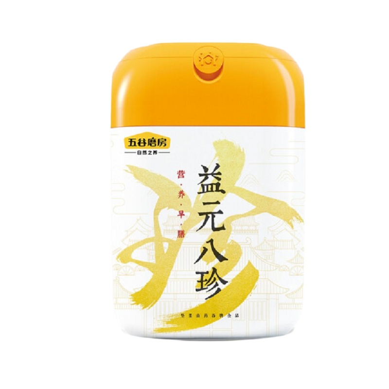 五谷磨房 礼盒套装2140g 伊利臻浓牛奶 250ml*16盒2箱