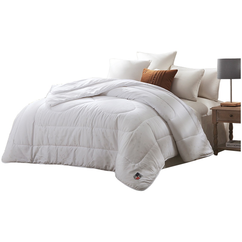 LOVO乐蜗家纺罗莱生活出品冬被芯冬季加厚保暖被子被褥七孔二合一子母被子