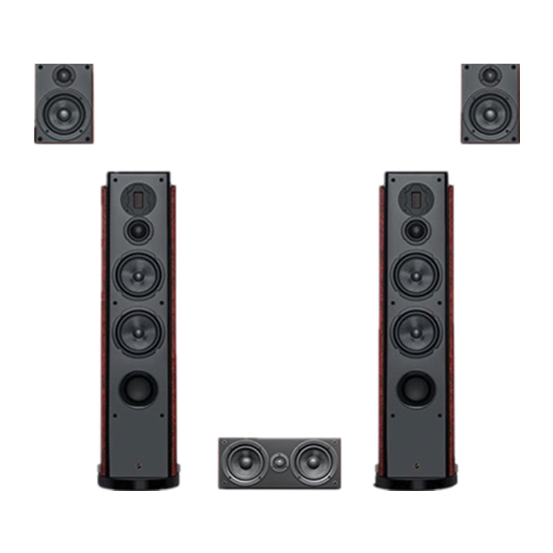 惠威(HIVI) M6005HT惠威音响 5.0声道家庭影院 木箱影院五件套无源音箱