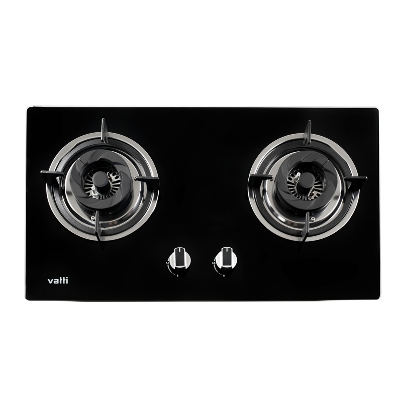 华帝(vatti)JZY-B8203B燃气灶 4.2KW大火力 1级能效节能燃气灶 钢化玻璃台嵌两用双眼灶具(液化气)