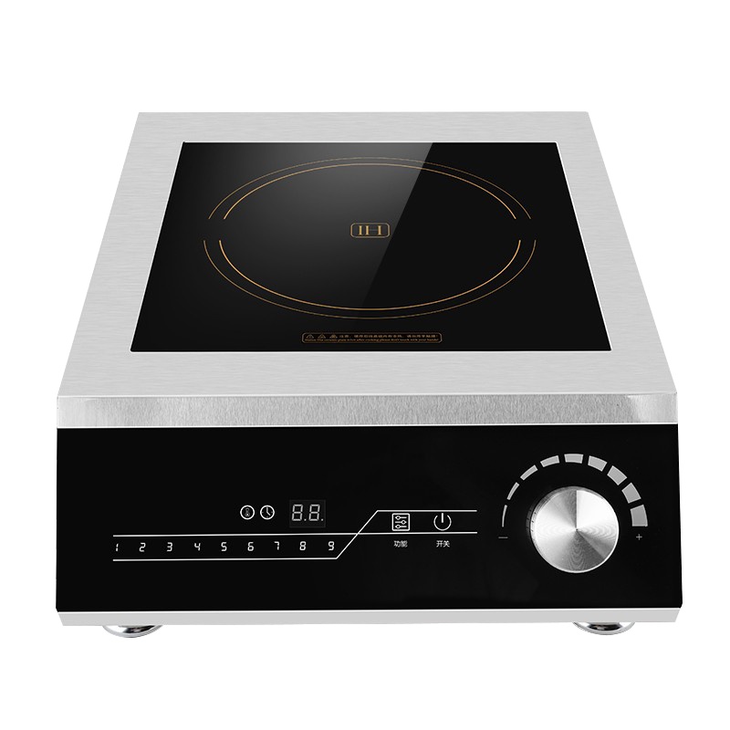 友田 (YOUTIAN)商用电磁炉大功率 平凹面电磁炉5000W大功率电磁灶 商厨爆炒平底电磁炉 5kw台式平炉