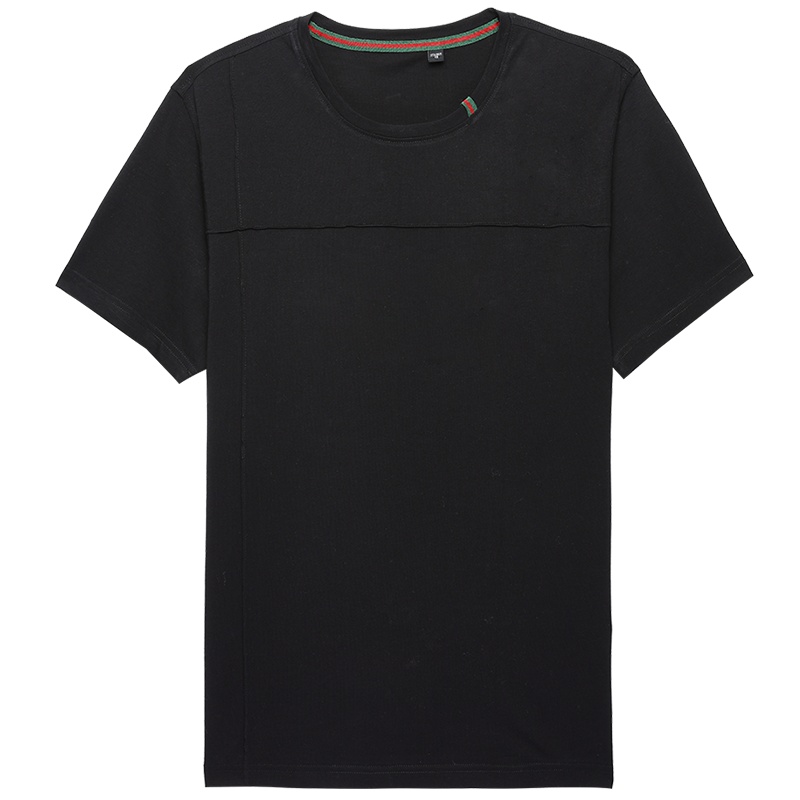 HODO红豆男装 男士短袖T恤 商务休闲舒适透气简约圆领短袖T恤男