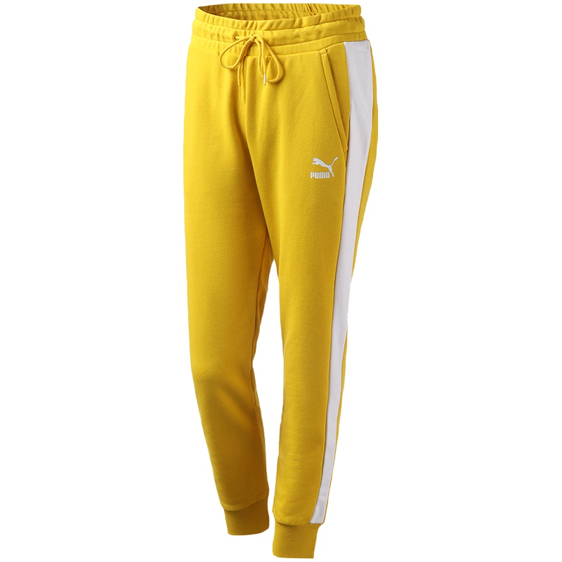 PUMA彪马女裤T7运动裤休闲针织长裤小脚收口长裤595882