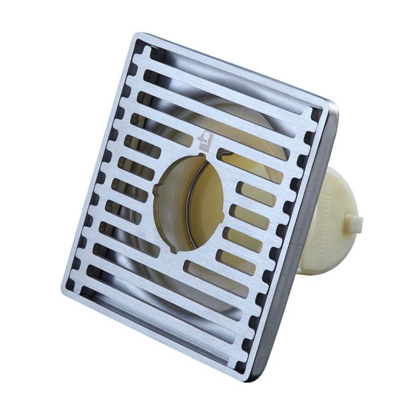 潜水艇（Submarine） GK50-10X 洗衣机专用不锈钢防臭地漏 50%排水面积不积水