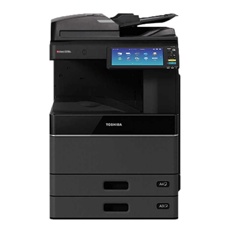 东芝(TOSHIBA)FC-5115AC A3彩色激光 打印机 复印机,50页/分钟(含双面器、输稿器、双纸盒、工作台)