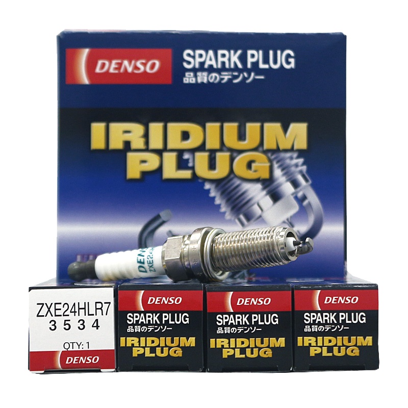 电装(DENSO)双铱金.原配花塞ZXE24HLR7适配18款领克01新能源/领克02/03/XC40 1.5(3支装)