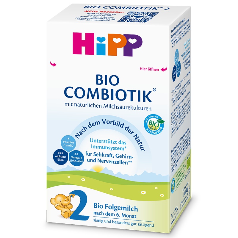 HiPP 德国喜宝 婴幼儿添加益生菌奶粉 2段 (6-10月) 600g/盒