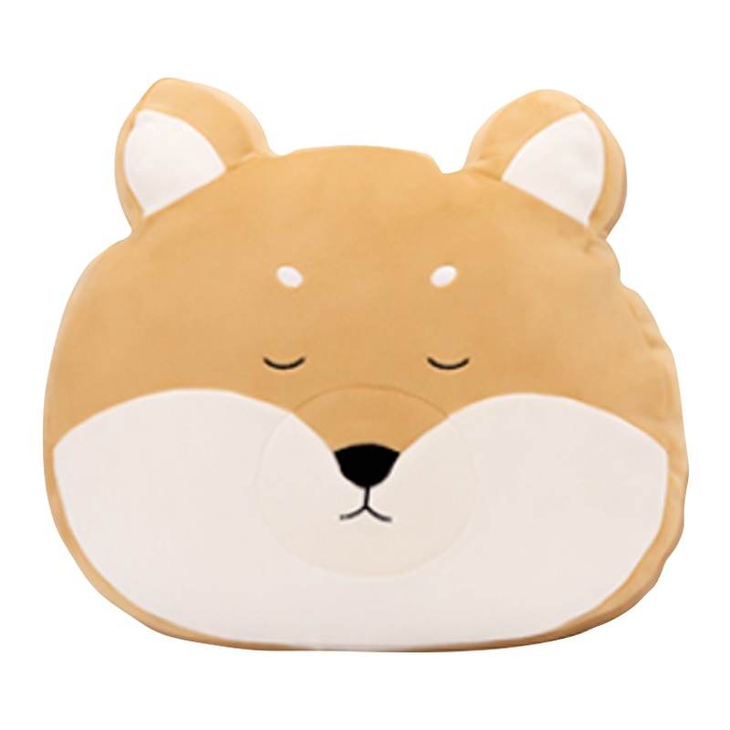 名创优品 (miniso) 柴犬靠枕毛绒公仔可爱玩具玩偶礼物床上狗狗抱枕(黄色)