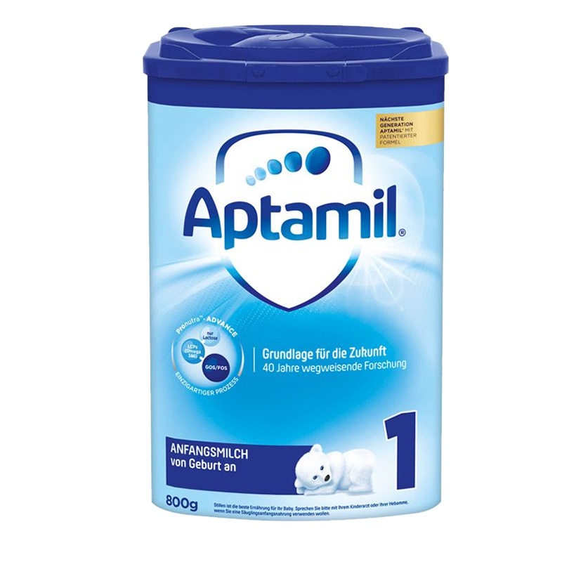 原装进口 香港爱他美港版光熠系列蓝罐婴儿配方牛奶奶粉1段(0-6个月)900g