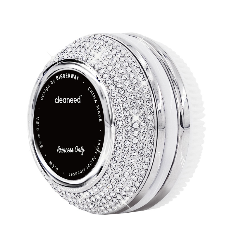 cleaneed 洁面仪 硅胶电动毛孔清洁去黑头美容按摩洗脸仪 闪耀系列高端款 白天鹅