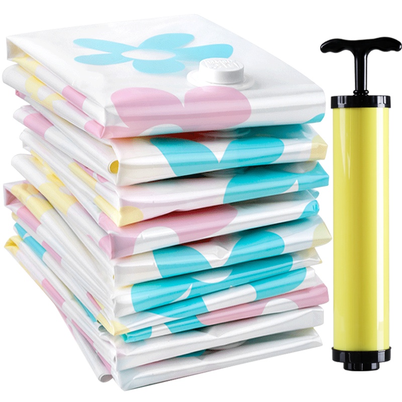 收纳博士装12斤棉花被子特大号真空压缩袋收纳袋送单管抽气泵棉被压收袋整理袋收纳袋压塑袋