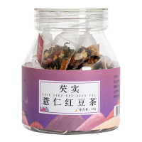 雅丽百花缘 芡实薏仁红豆茶60g(10包*6g)瓶装 芡实 蒲公英 陈皮 茯苓 甘草 组合花茶三角包袋泡茶 甘草茶