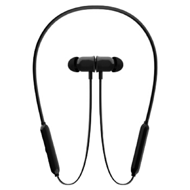 [精选]爱国者(aigo)W03-钢琴黑蓝牙耳机无线运动 双耳项圈式5.0蓝牙耳机挂脖头戴入耳式