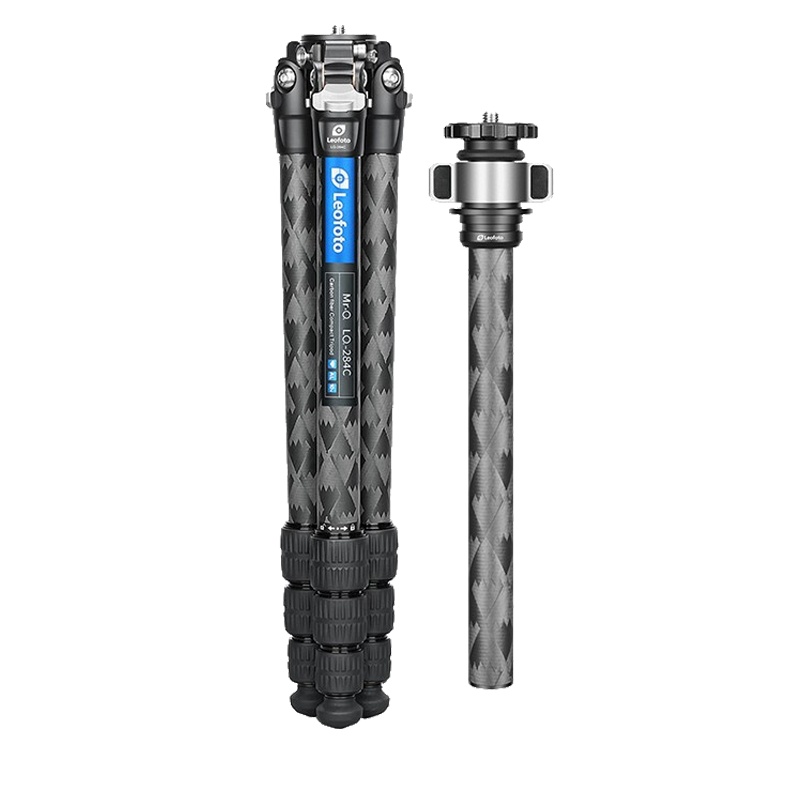 徕图(Leofoto)Mr.Q旗舰新品 LQ-284C 单反微单多功能碳纤维雪山纹三脚架 LQ-324单脚架