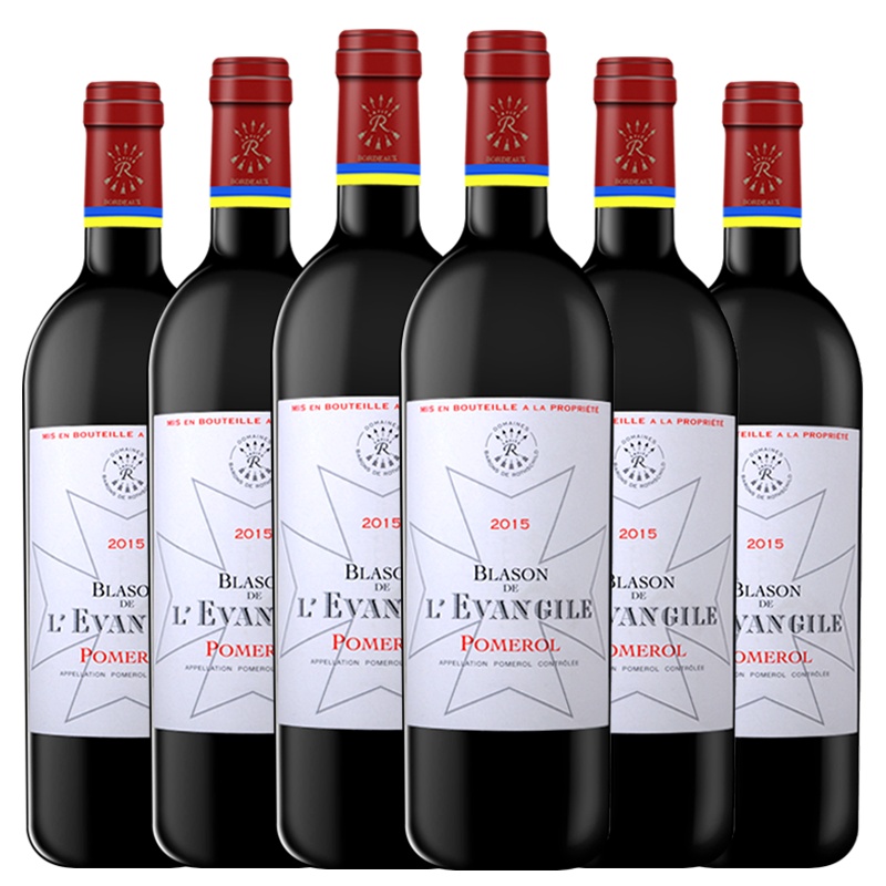 拉菲罗斯柴尔德 红酒 整箱 法定产区 法国进口干红葡萄酒 拉菲乐王吉徽纹波美侯 750ml*6年份度数随机