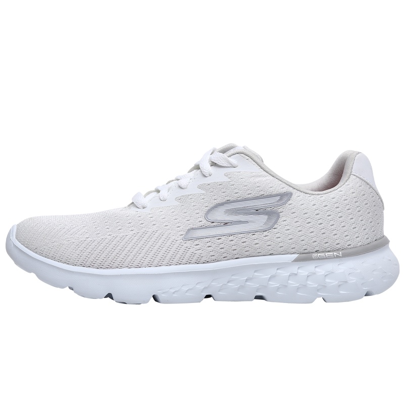 Skechers斯凯奇女鞋轻质运动跑步鞋透气网面小白鞋休闲鞋 14804