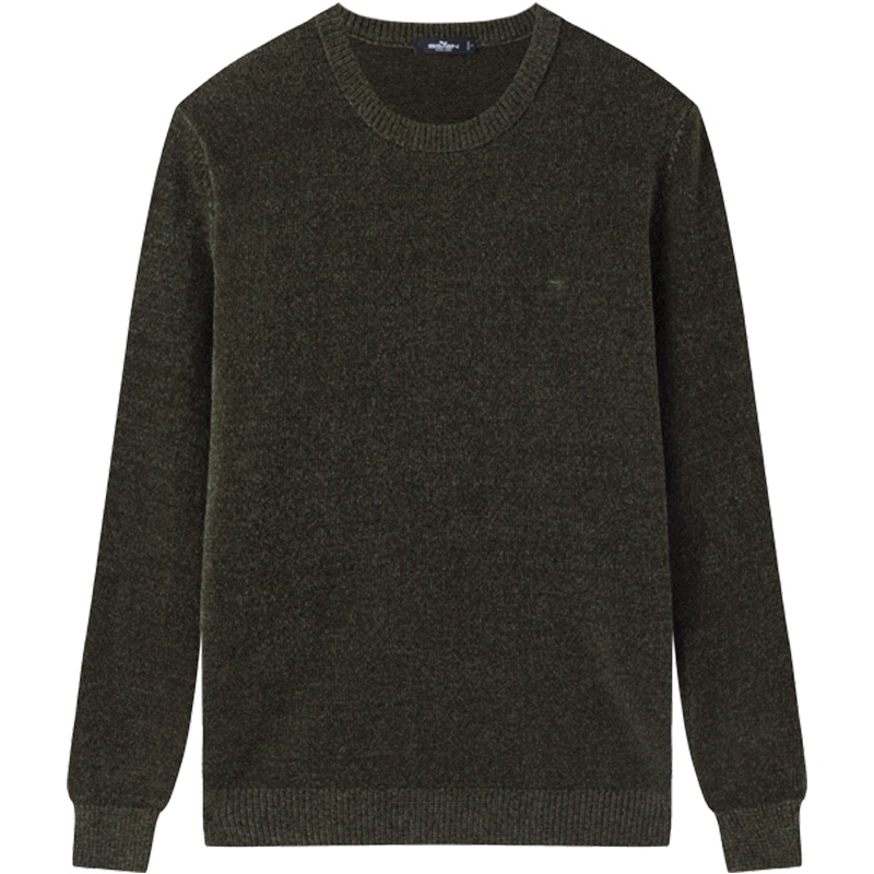 柒牌SEVEN男装毛衫秋冬男士商务休闲圆领套头毛衣时尚纯色打底衫