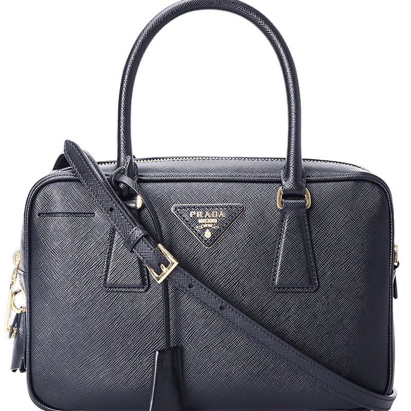 PRADA/普拉达 女包三角徽标装饰手拎斜挎枕头包 1BB113