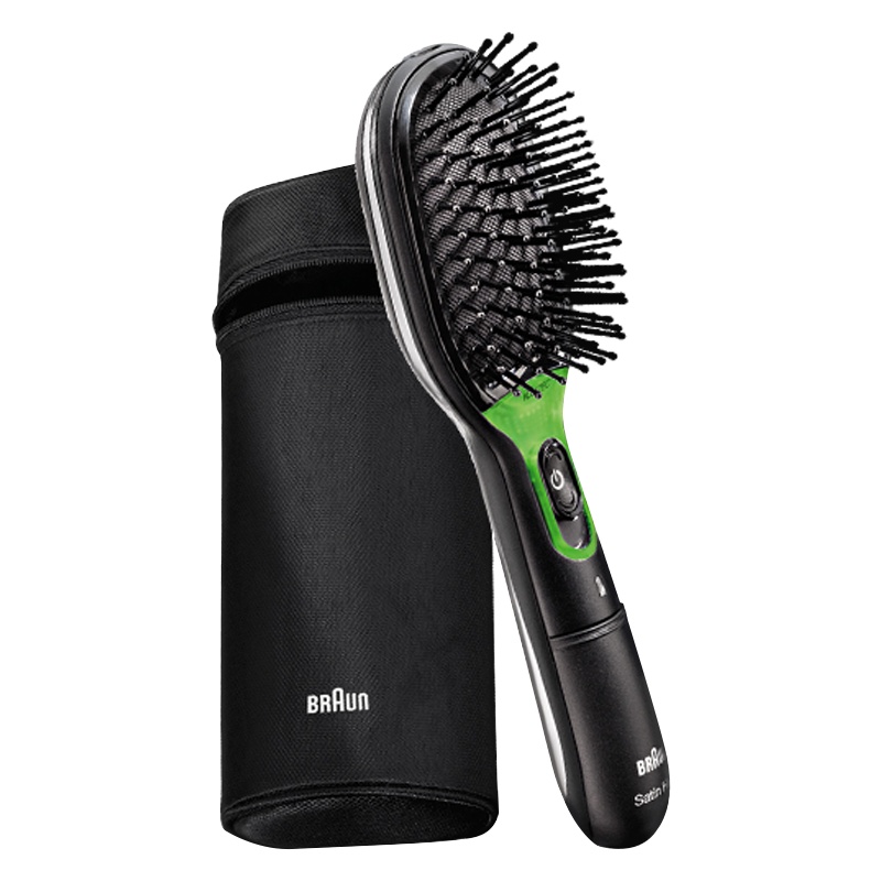 博朗(BRAUN)炫发负离子发梳BR730 便携直卷两用 离子梳