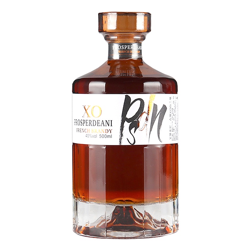 宝绮帝尼古琦白兰地XO烈性葡萄酒40度500ml 2瓶装