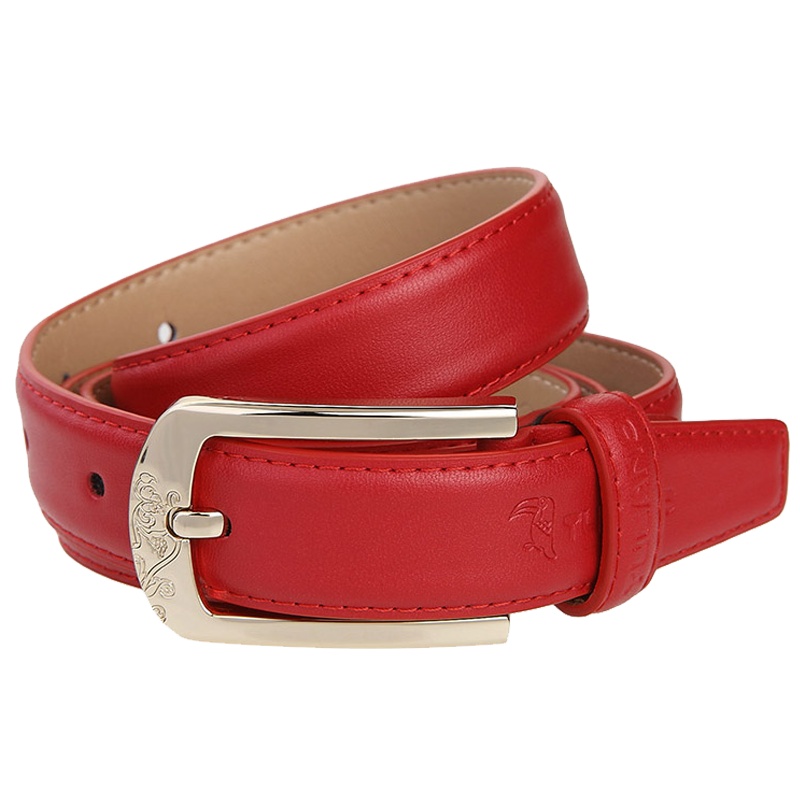 啄木鸟（TUCANO）女士皮带时尚经典系列针扣牛皮腰带WDB0791A-88R6