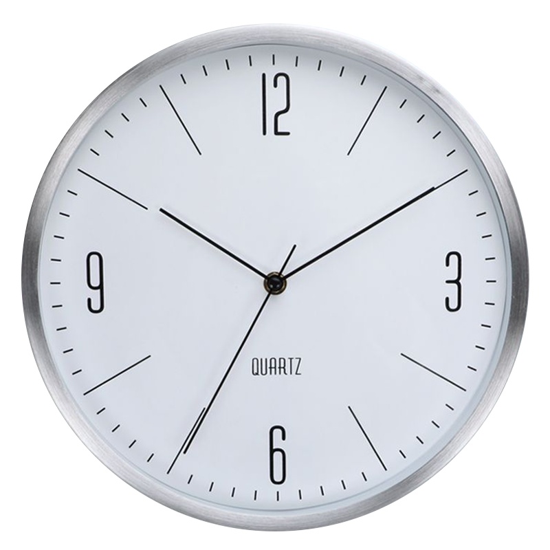 金属挂钟家用简约时尚静音扫秒石英钟表客厅卧室北欧艺术时钟