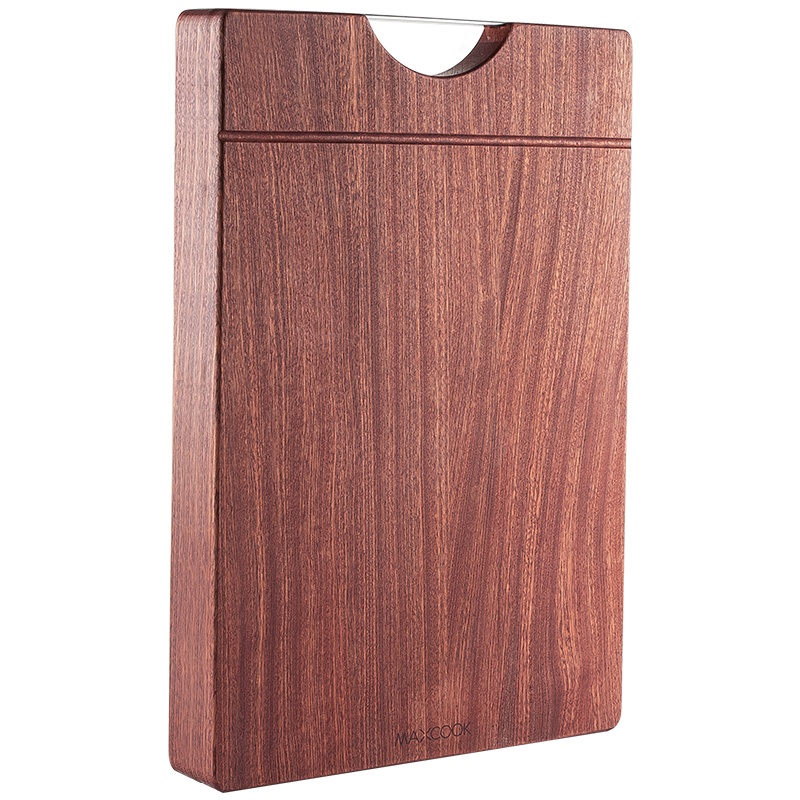 美厨 乌檀木砧板菜板 45cm加大号3cm加厚实木菜板 天然实心木案板和面板 方形45*30*3cm MCPJ900