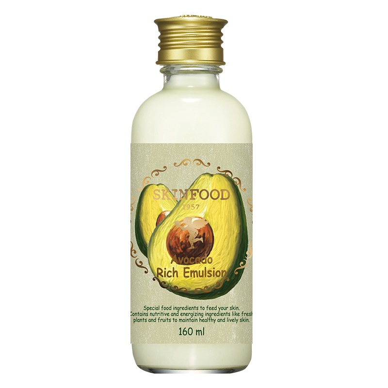 skinfood思亲肤酪梨乳液 补水保湿滋润化妆品女 160ml