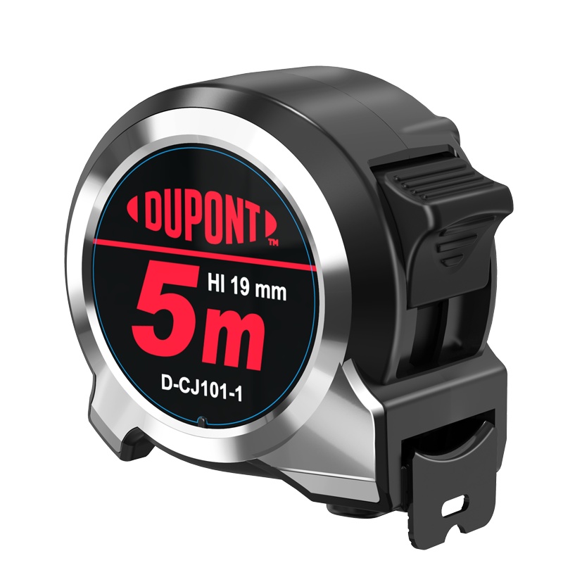 杜邦测量尺不锈钢卷尺测量工具壳环型包胶钢卷尺