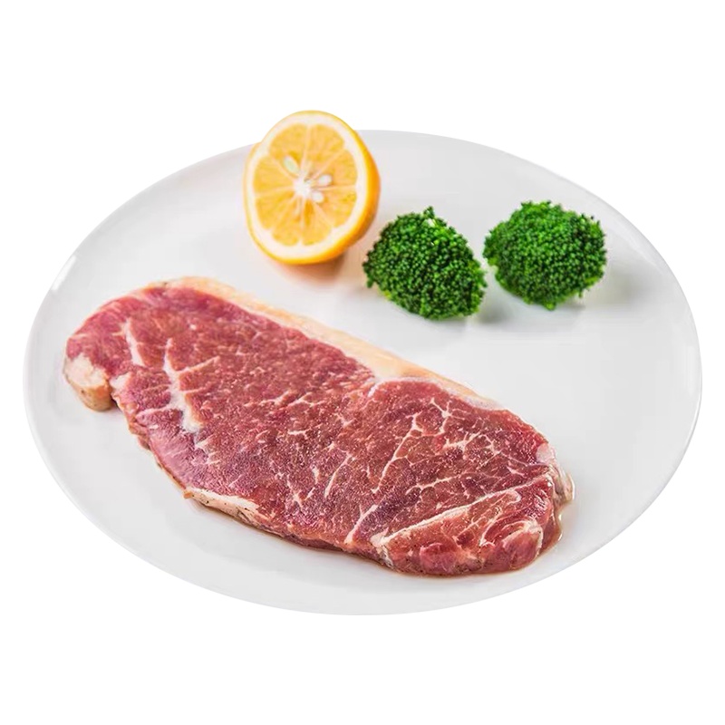 暖男厨房澳洲进口整切牛排套餐10片1500g (眼肉150g*4+西冷150g*6)