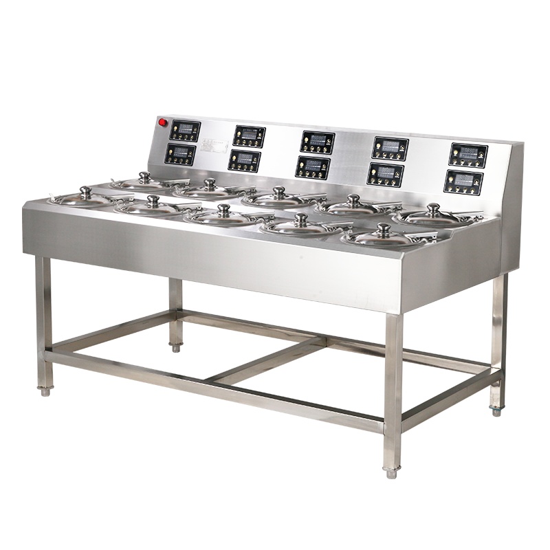 飞天鼠 煲仔饭机10头 商用煲仔饭机器 智能定时煲仔炉 锡纸专用砂锅 单层双排十头